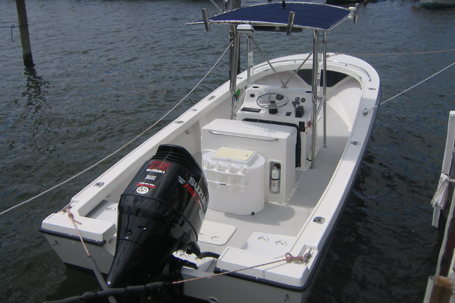 Ocean Scout 23' Center Console - Inside View