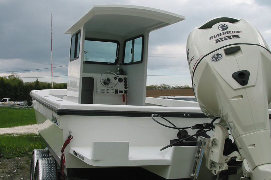 Romarine 24' Pilot House - Optional Extended Roof